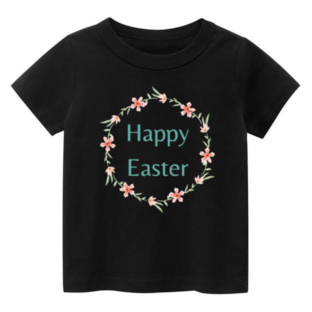 Happy Easter Wreath Toddler Shirt