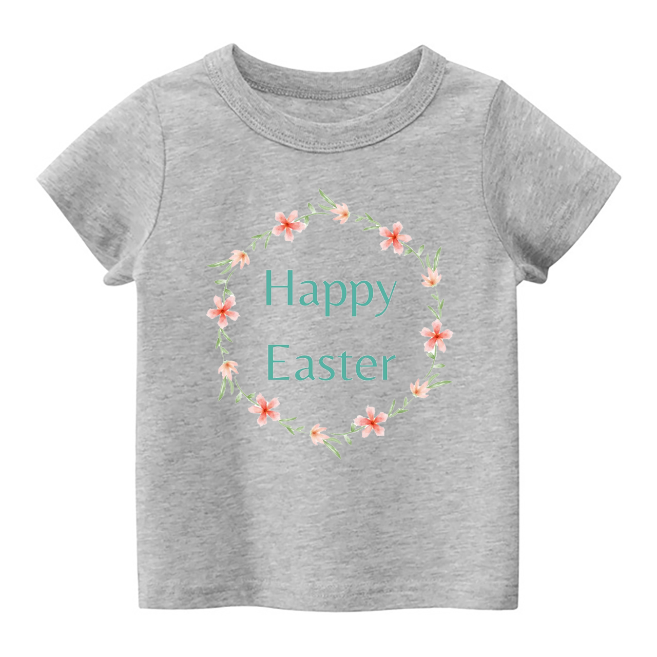 Happy Easter Wreath Toddler Shirt