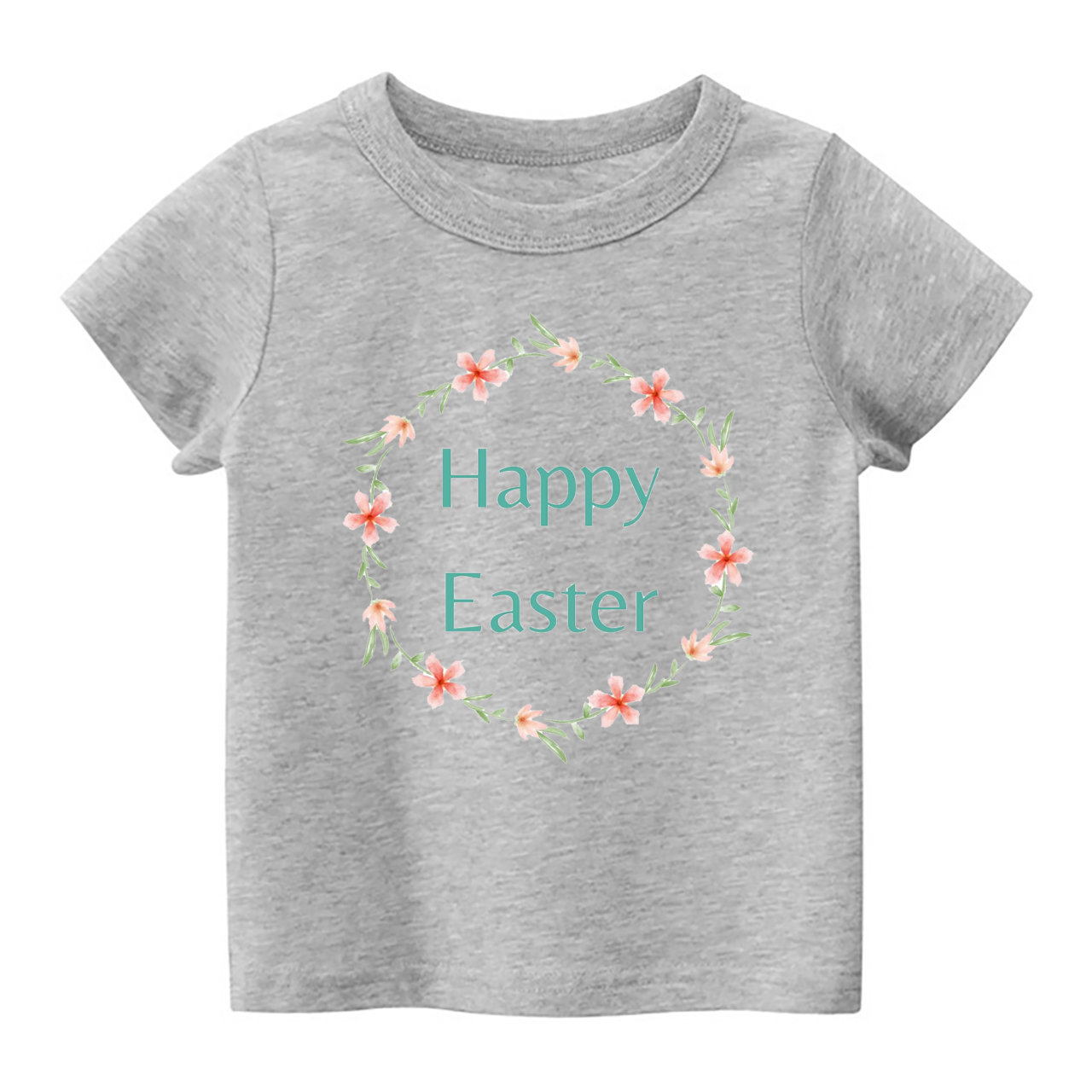 Happy Easter Wreath Toddler Shirt