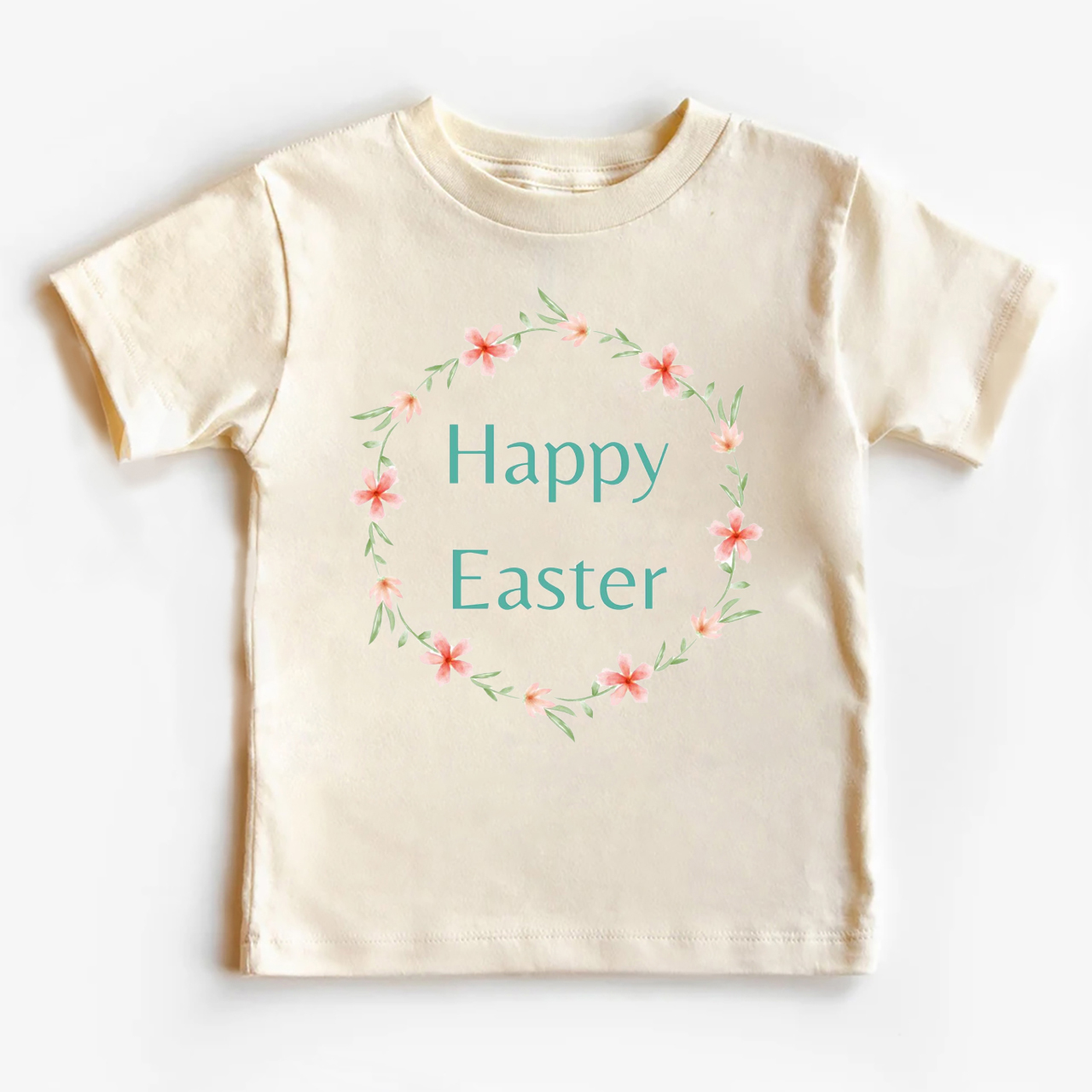 Happy Easter Wreath Toddler Shirt