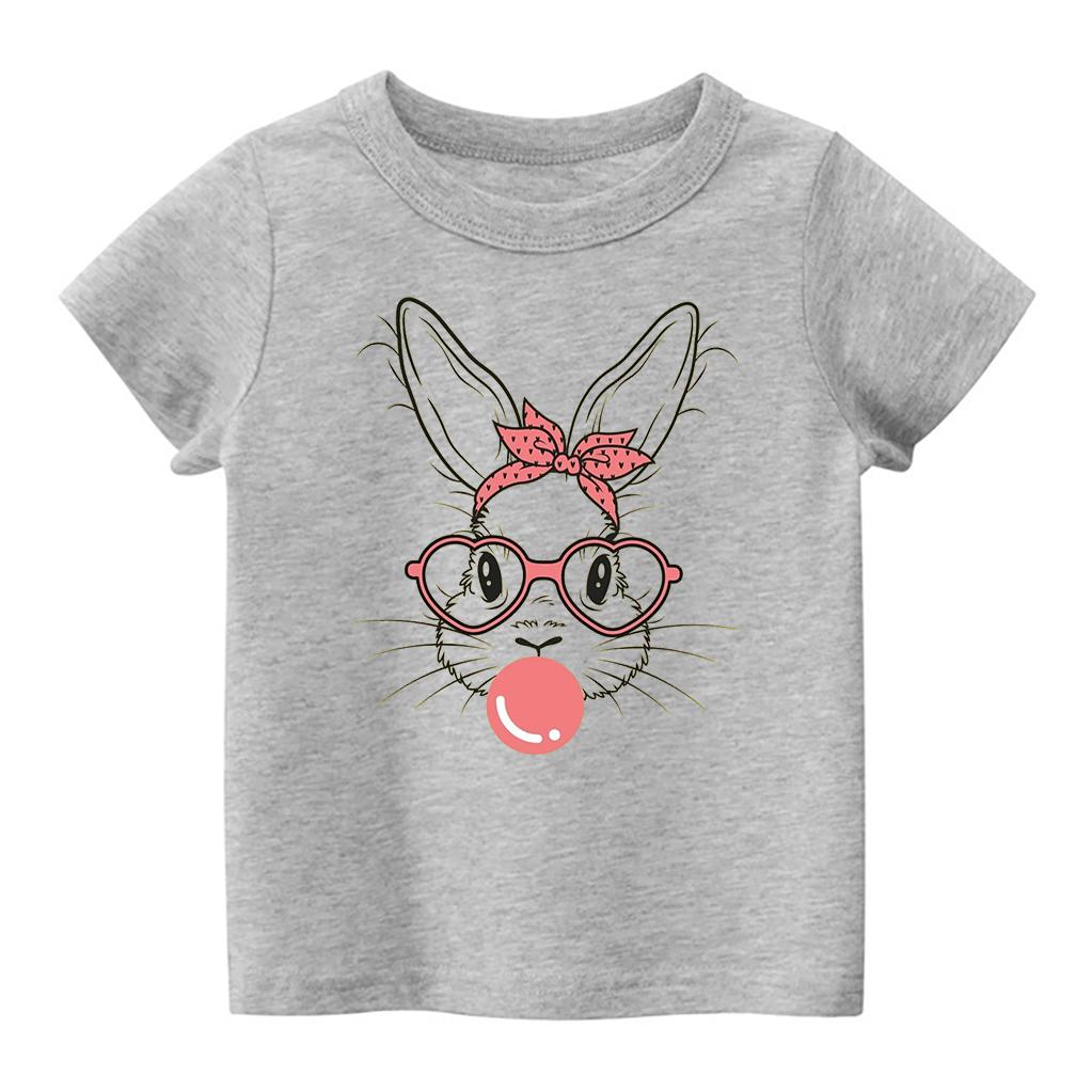 Glasses Bunny Easter Kids Shirt