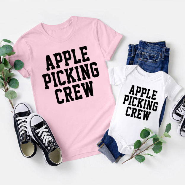 Apple Picking Crew Dad&Me Matching Shirts