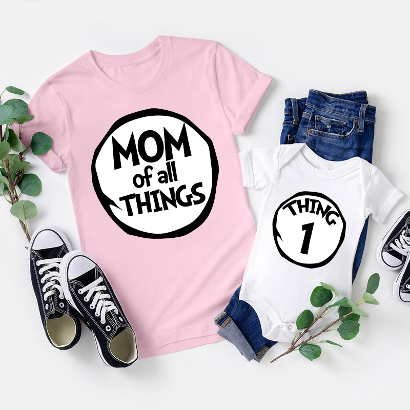 Mom Dad Of All Things Personalized Family Matching Shirt