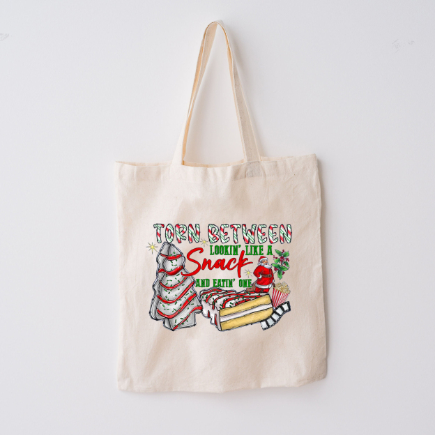 Torn Between Christmas Tote Bag