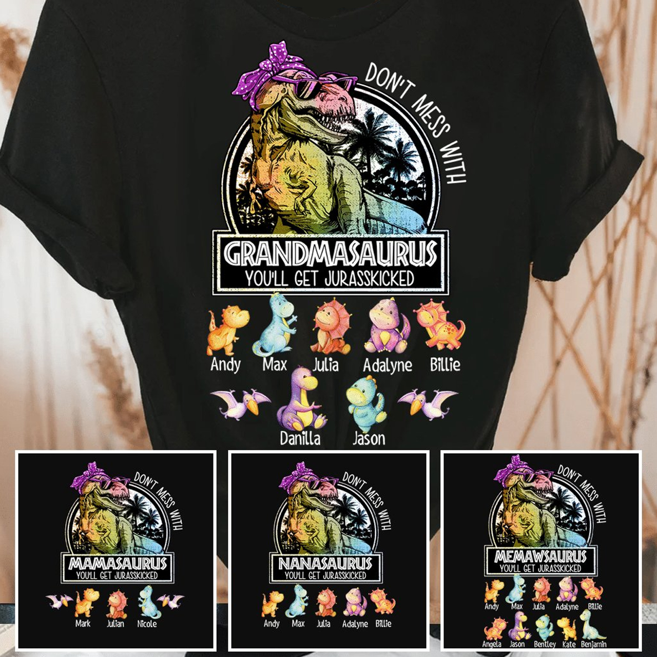Don't Mess With Grandma Personalized Shirt