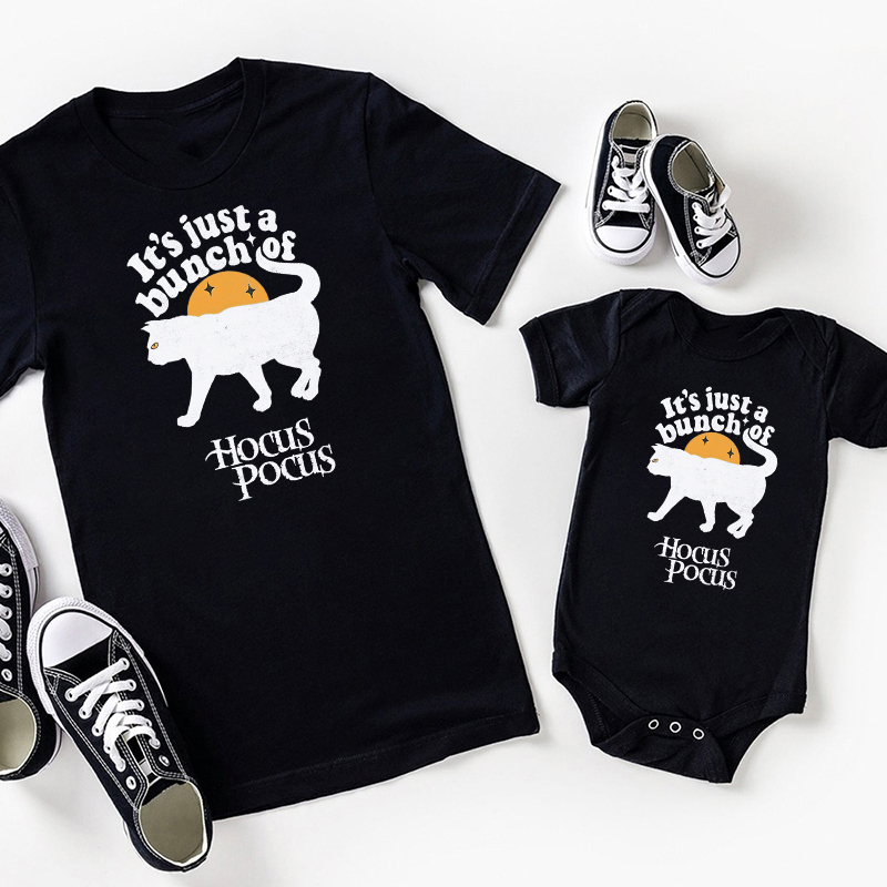 It's Just A Bunch Of Hocus Pocus Halloween Matching Shirts
