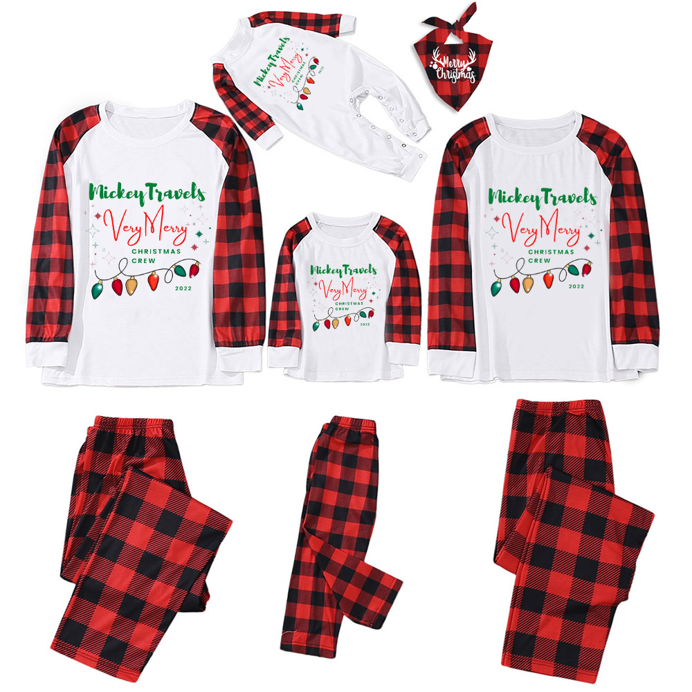 Very Merry Christmas Crew Christmas Family Pajamas Sale-Beepumpkin™