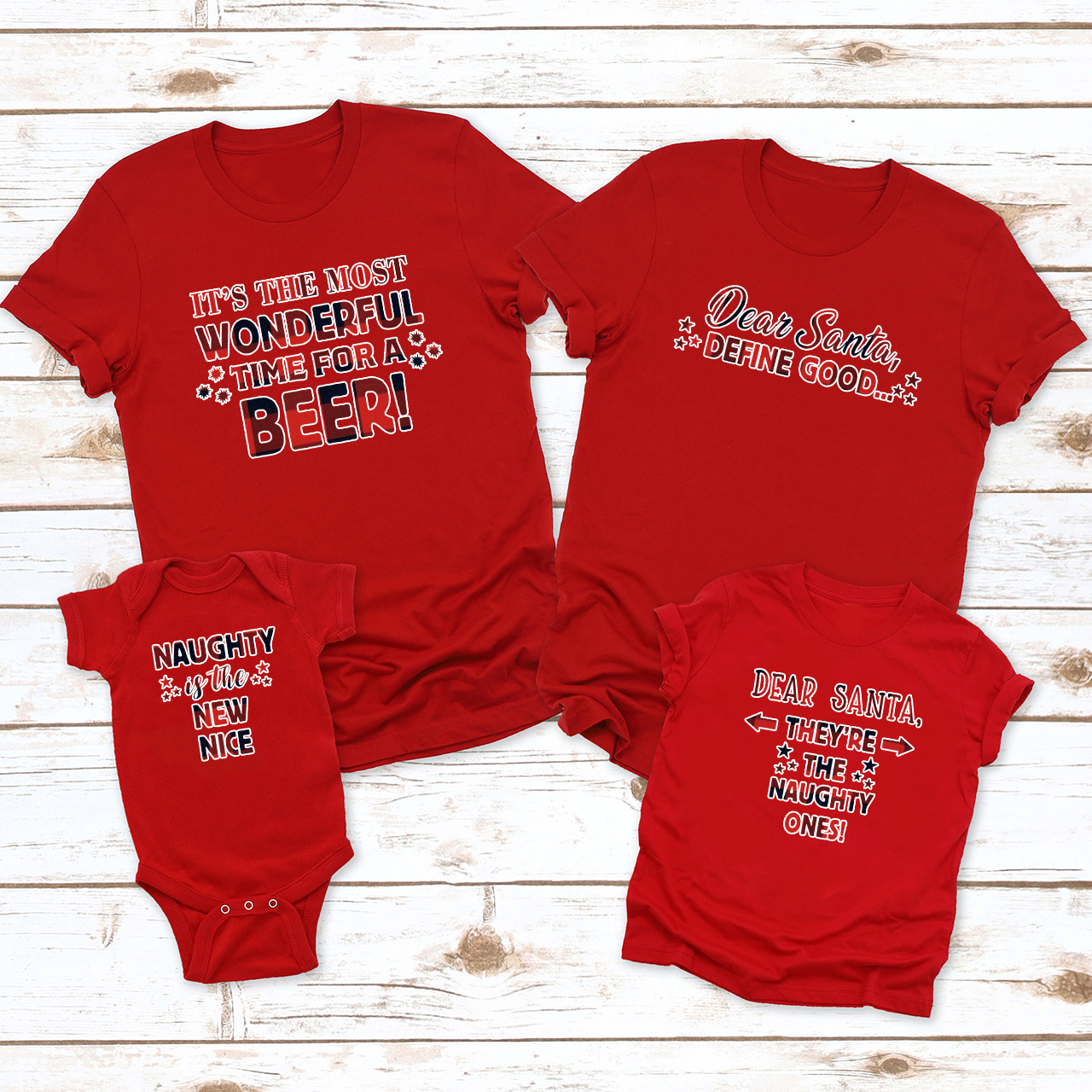 Dear Santa Christmas Family Matching Shirt