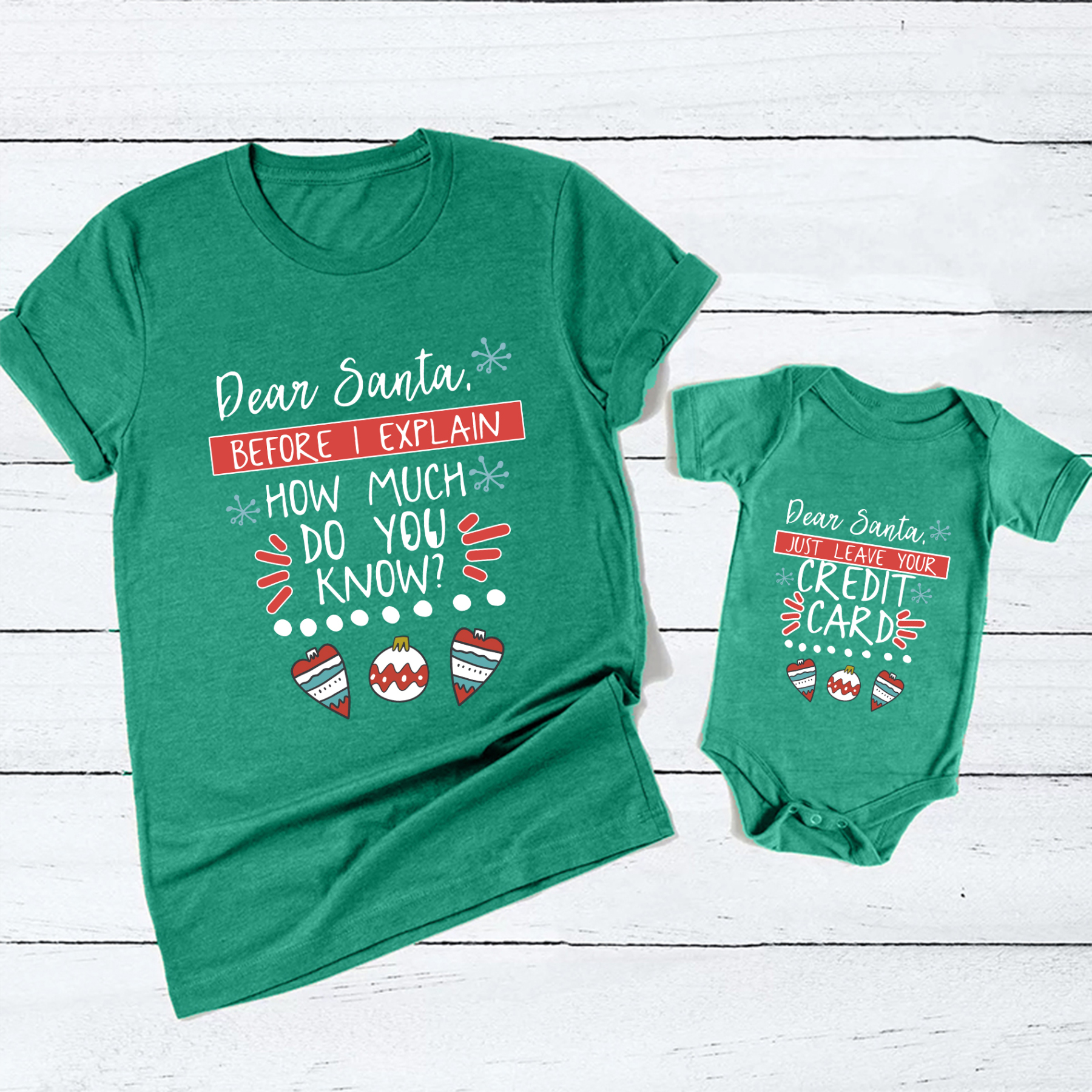Dear Santa Quotes Christmas Family Shirt