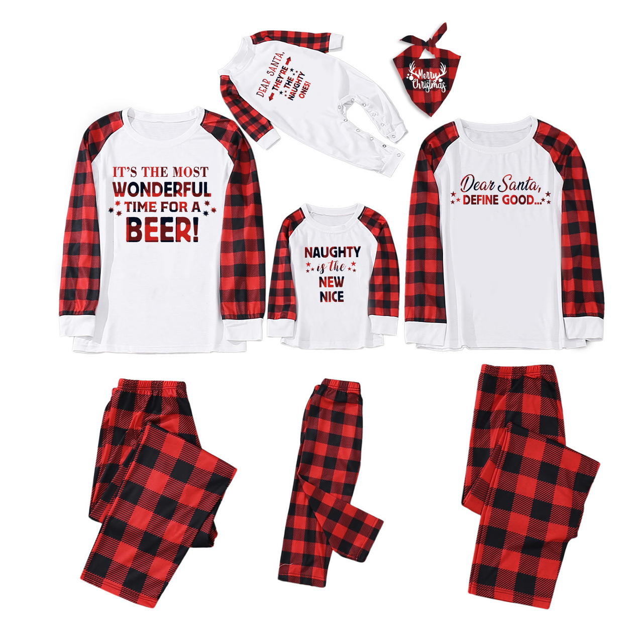 Dear Santa Christmas Family Matching Pajamas