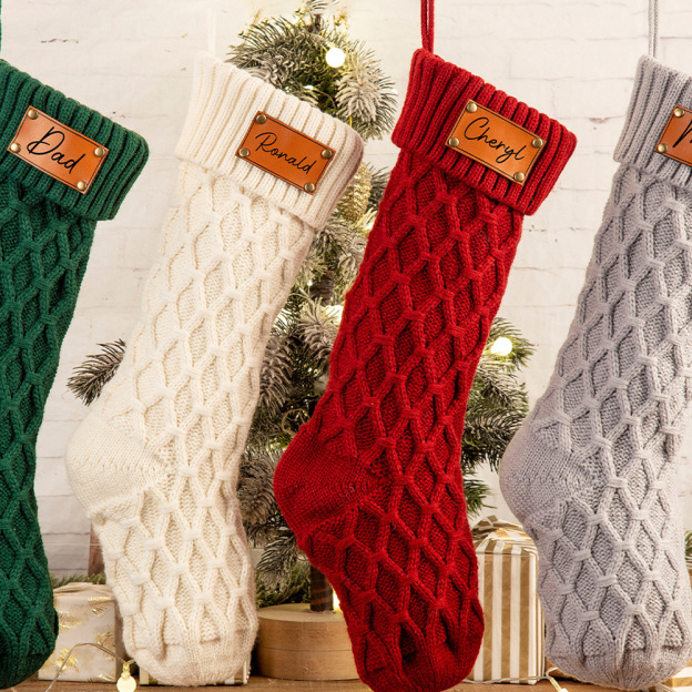 Personalized Monogram Christmas Family Stocking