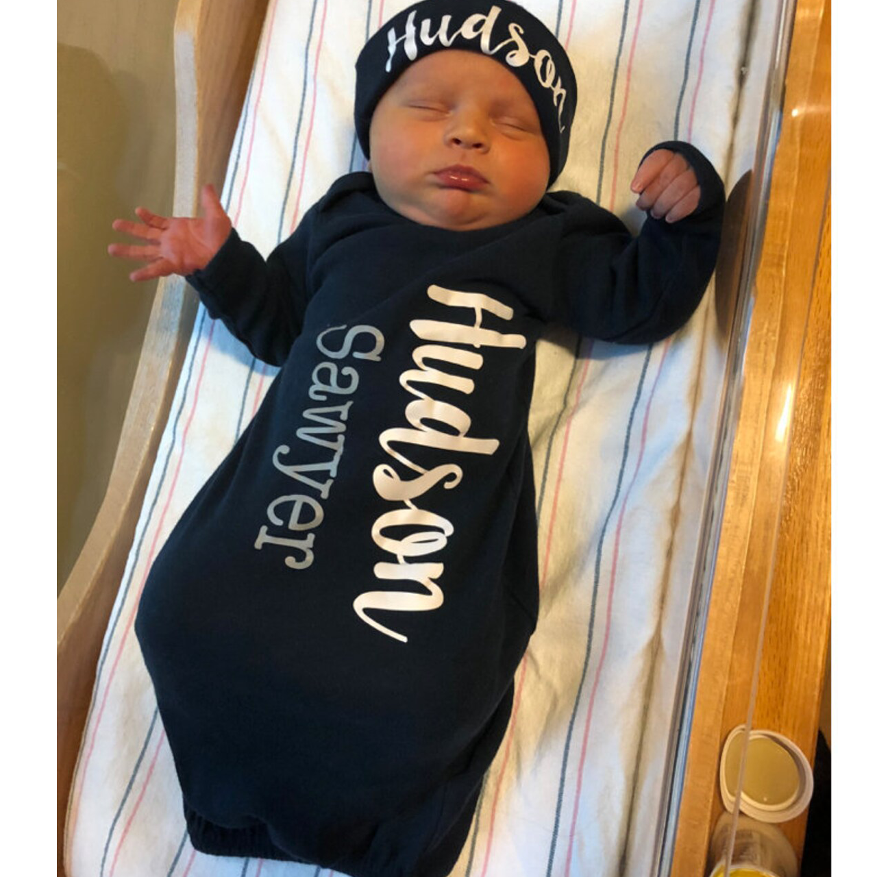 Personalized Baby Pajamas Sets (With Hat)