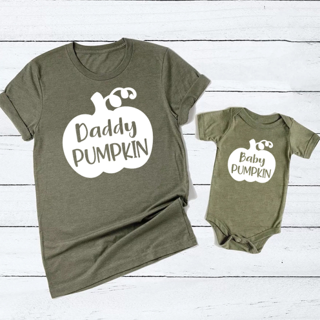 Halloween Family Pumpkin Matching Shirts