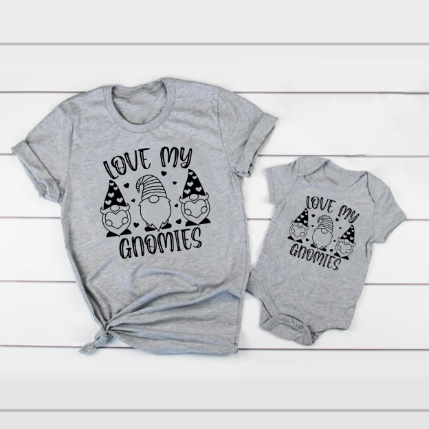 Love My Gnomies Family Matching Shirts