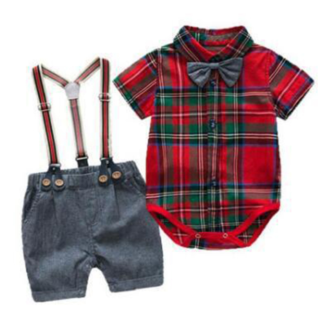 British plaid Baby Bodysuit 