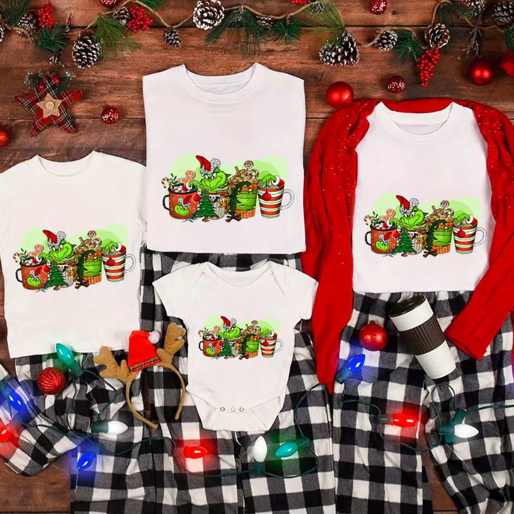 Christmas Hot Coffee Family Matching Shirt