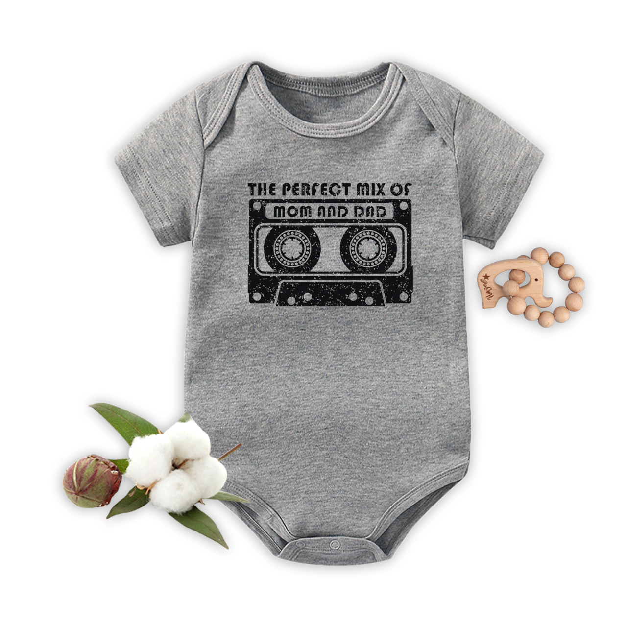 Perfect Mix Of Mom & Dad,Baby Bodysuit