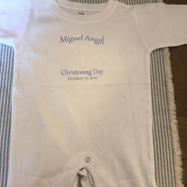 Personalized Baby Christening Rompers