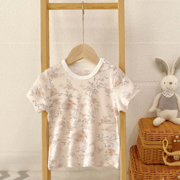 3 Colors Baby Boy Girl Short Sleeve T-shirt