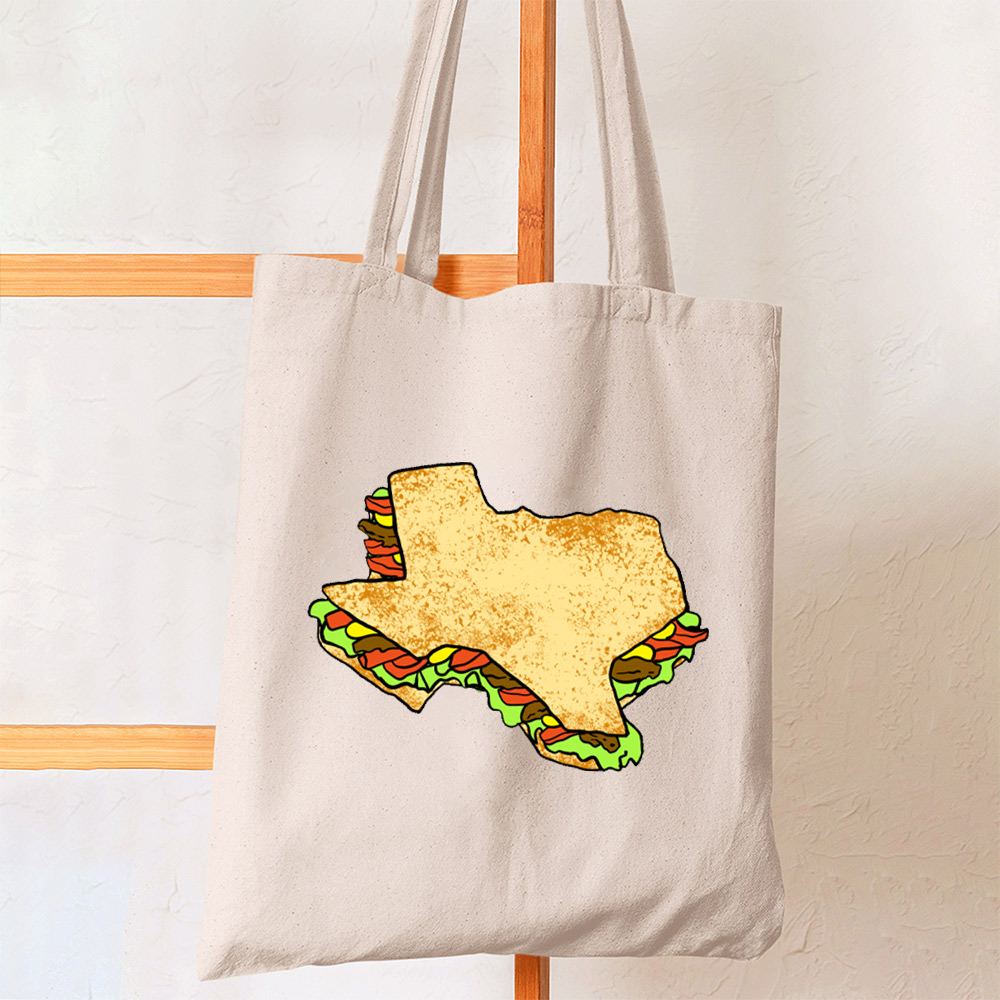 Fajita Map For Texas Food Lovers Tote Bag