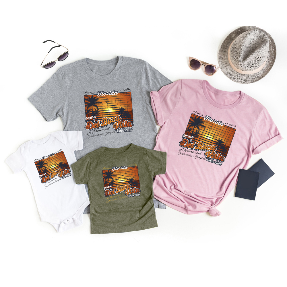 Florida Del Boca Vista Family Vacation Shirts