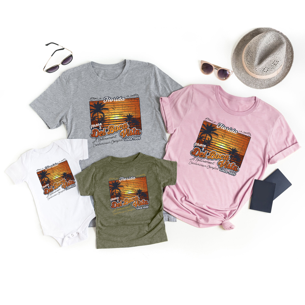 Florida Del Boca Vista Family Vacation Shirts