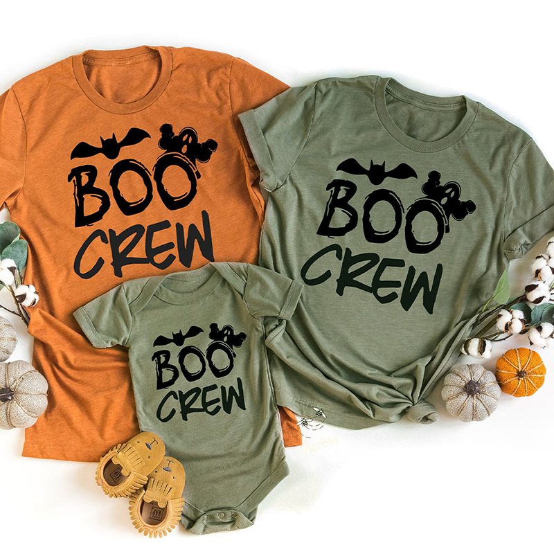 The BOO Crew Halloween Family Matching Shirt 