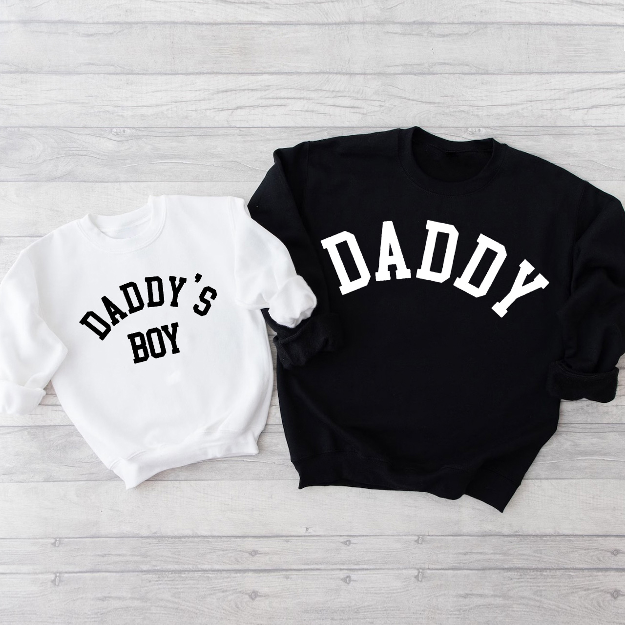 Daddy & Daddy's Boy College Sweatshirts