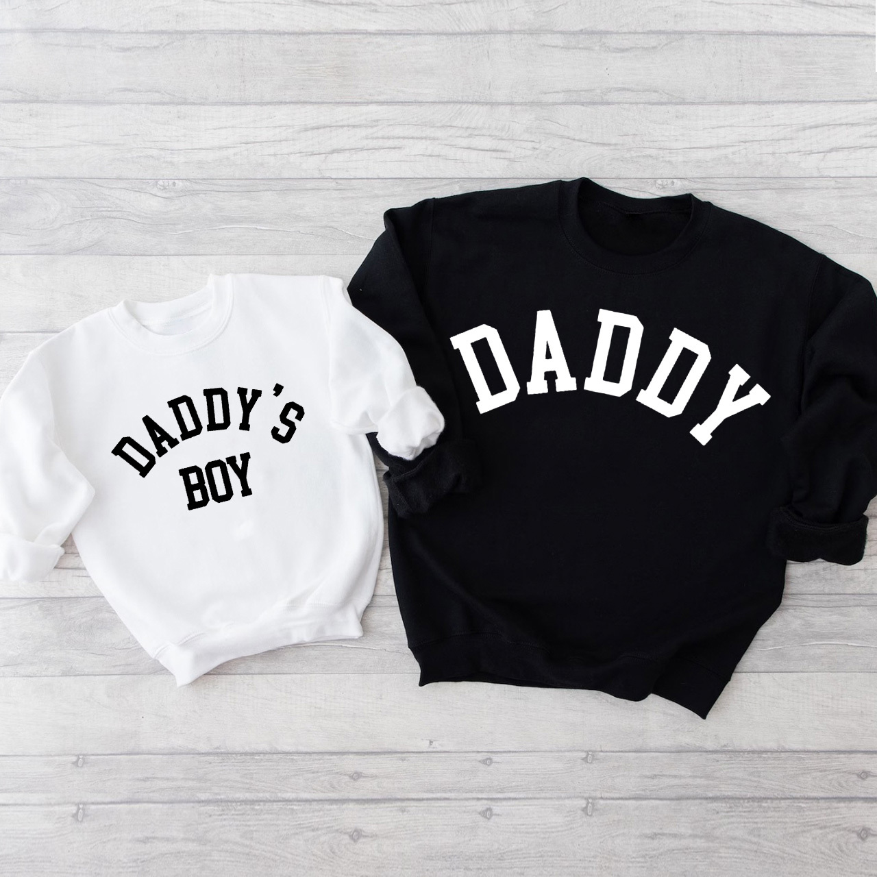 Daddy & Daddy's Boy College Sweatshirts