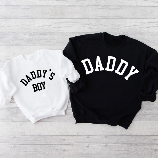 Daddy & Daddy's Boy College Sweatshirts