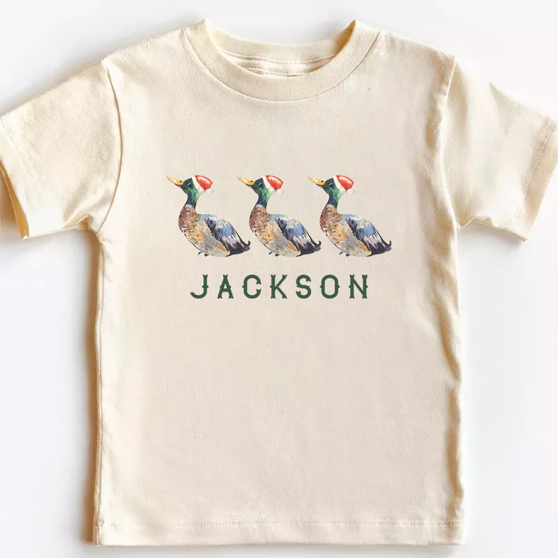 Duck Trio Toddler Christmas Shirt