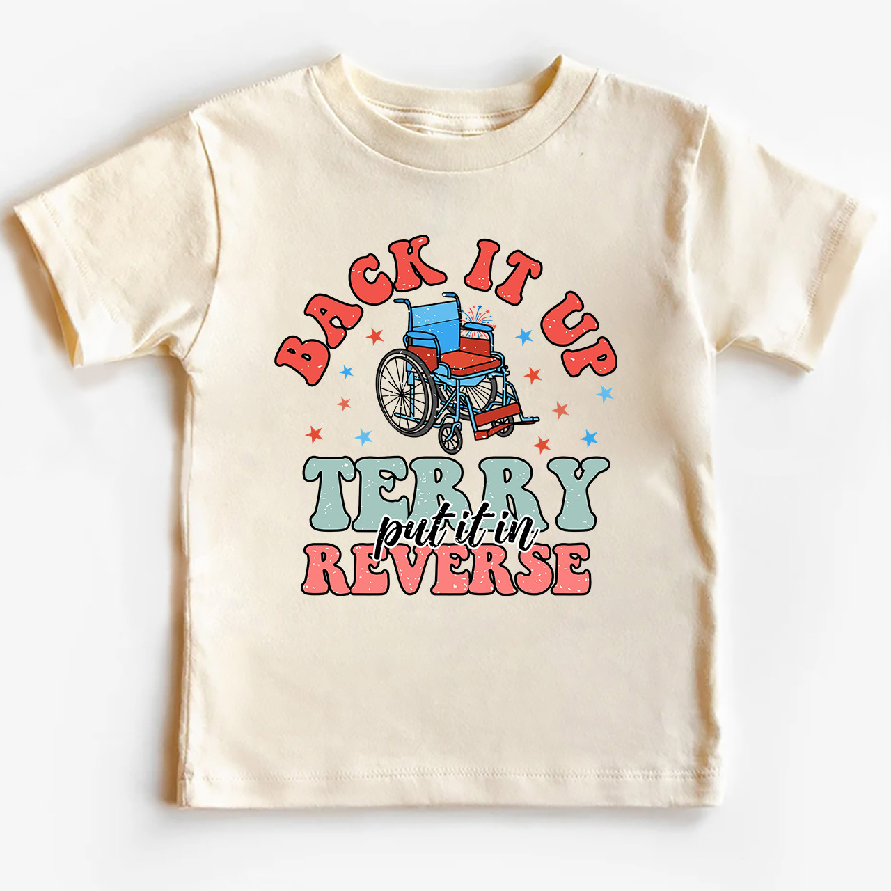 Back In UP Pew Independence Day Toddler Tees