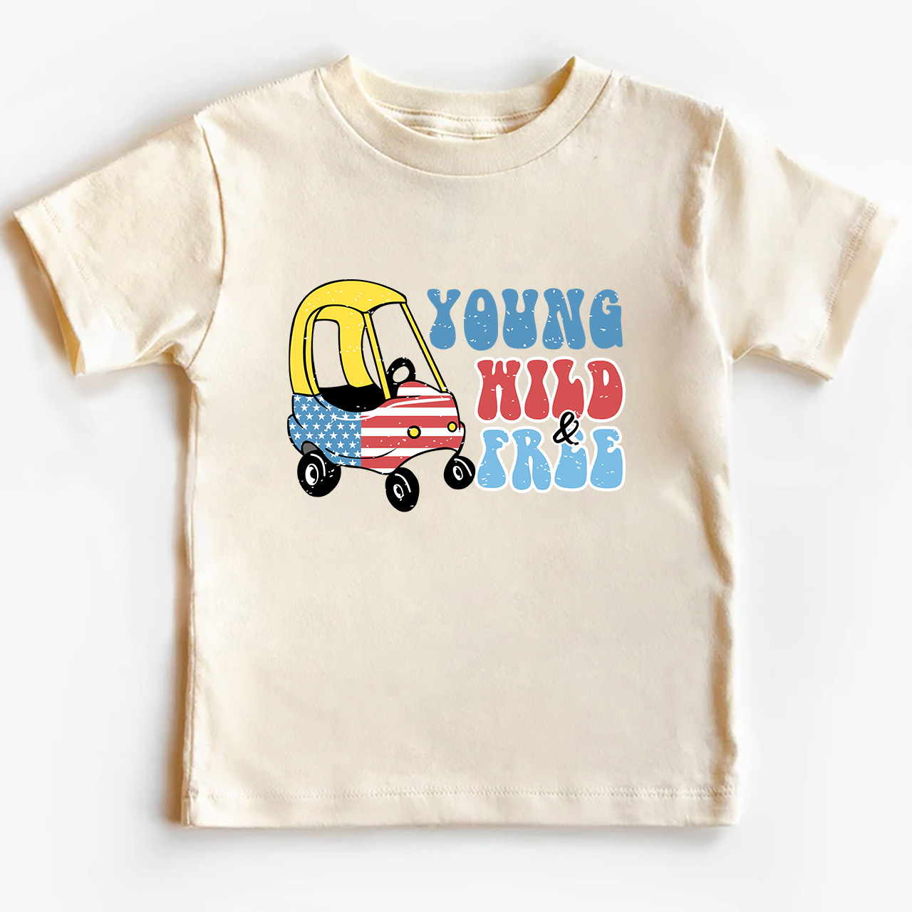 Young Wild&Free Independence Day Toddler Tees
