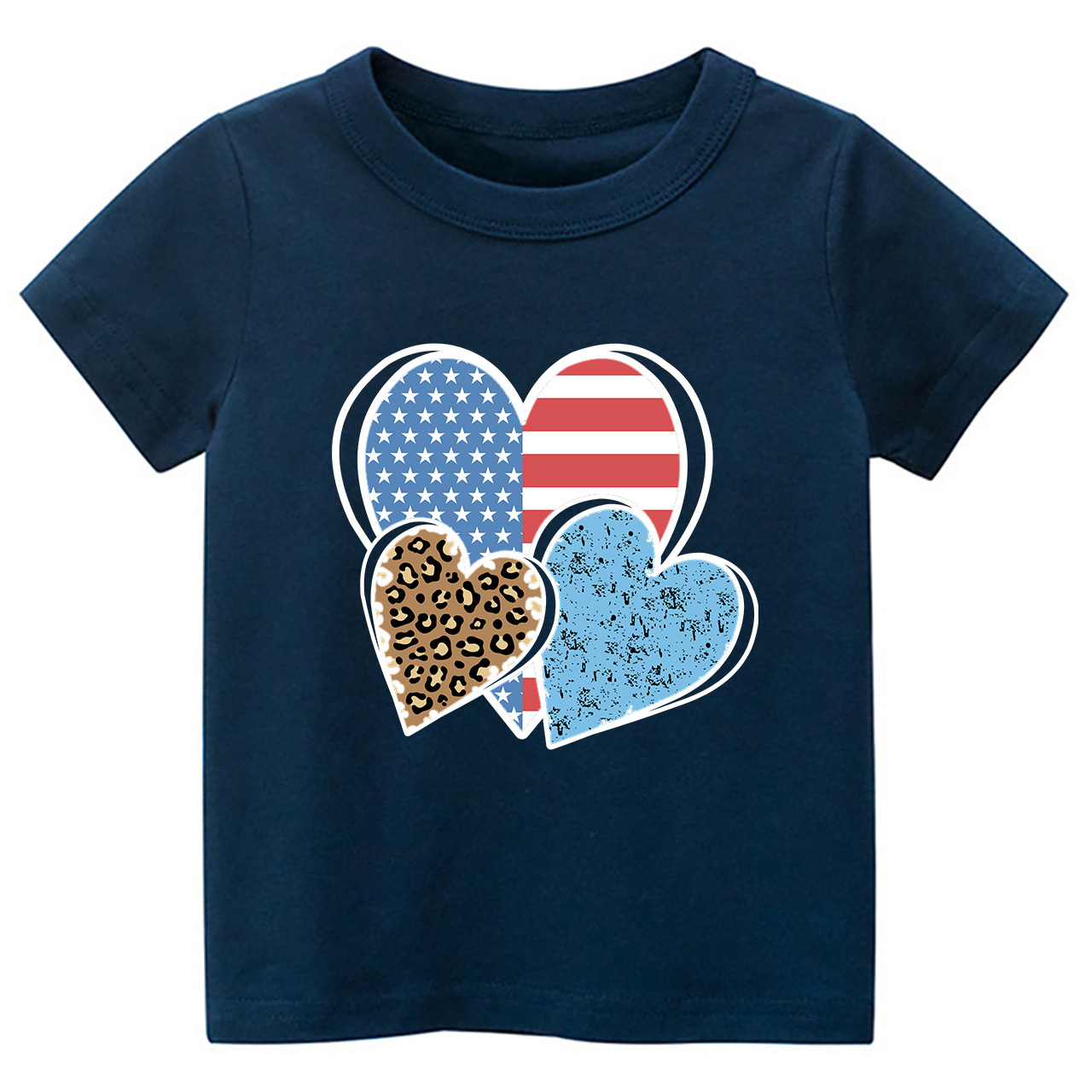 Independence Day Heart Toddler Tees