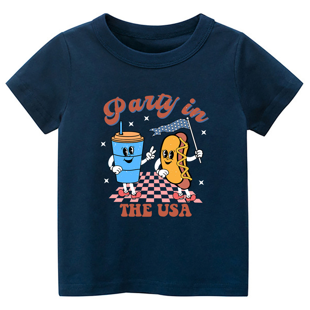 Patriotic Natural Party In The USA Toddler Tees