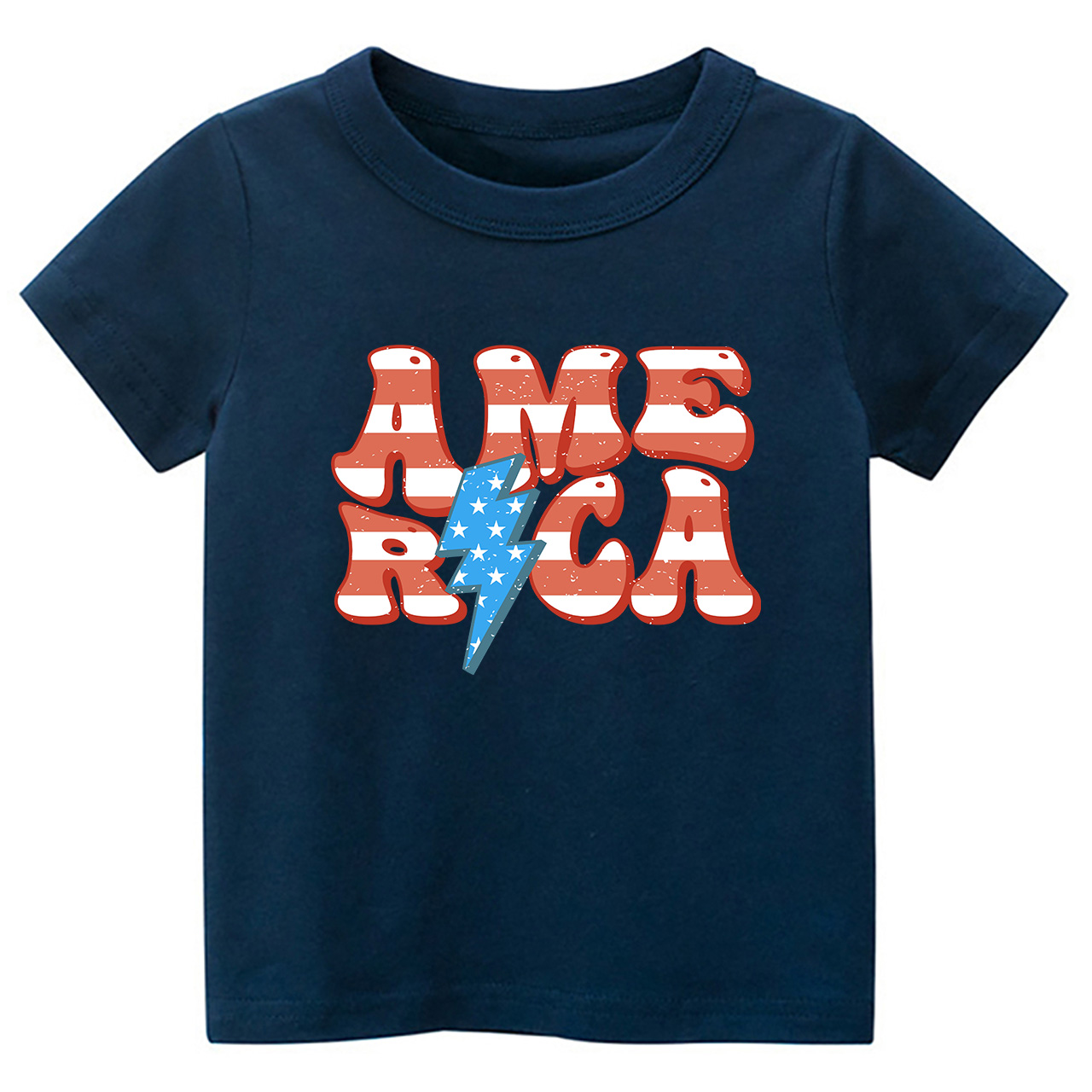 American Independence Day Retro Toddler Tees