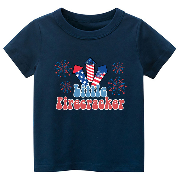 Little America Firecracker Retro Toddler Tees
