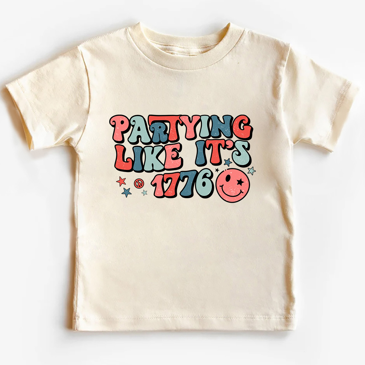 Partying Like It's 1776 Retro Toddler Tees