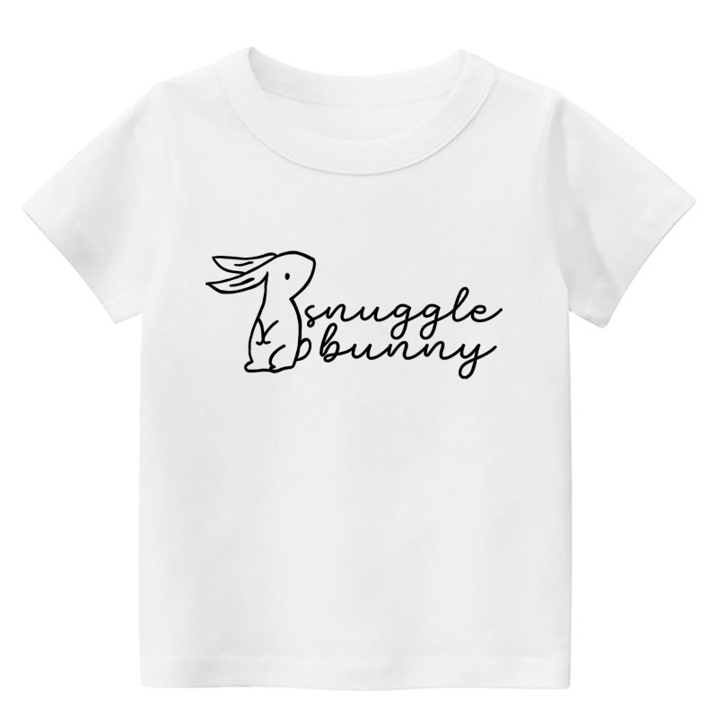 Cute Snuggle Bunny Easter Kids T-Shirt