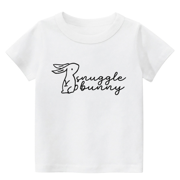 Cute Snuggle Bunny Easter Kids T-Shirt