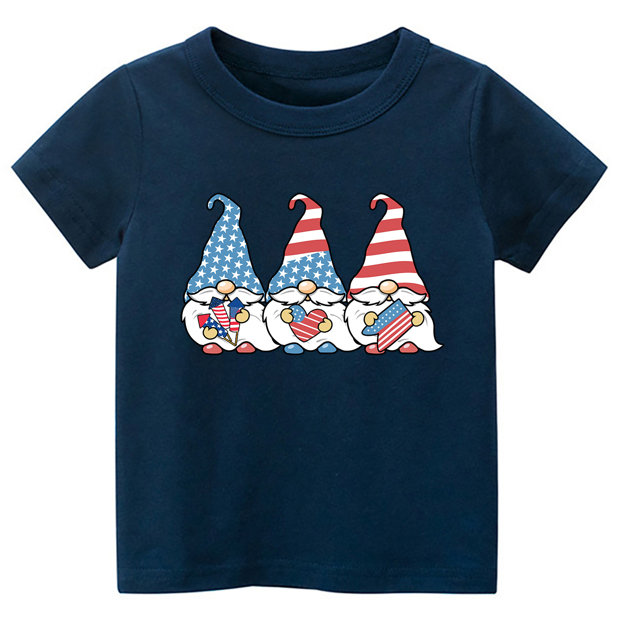 4th Of July Gnome Toddler Tees