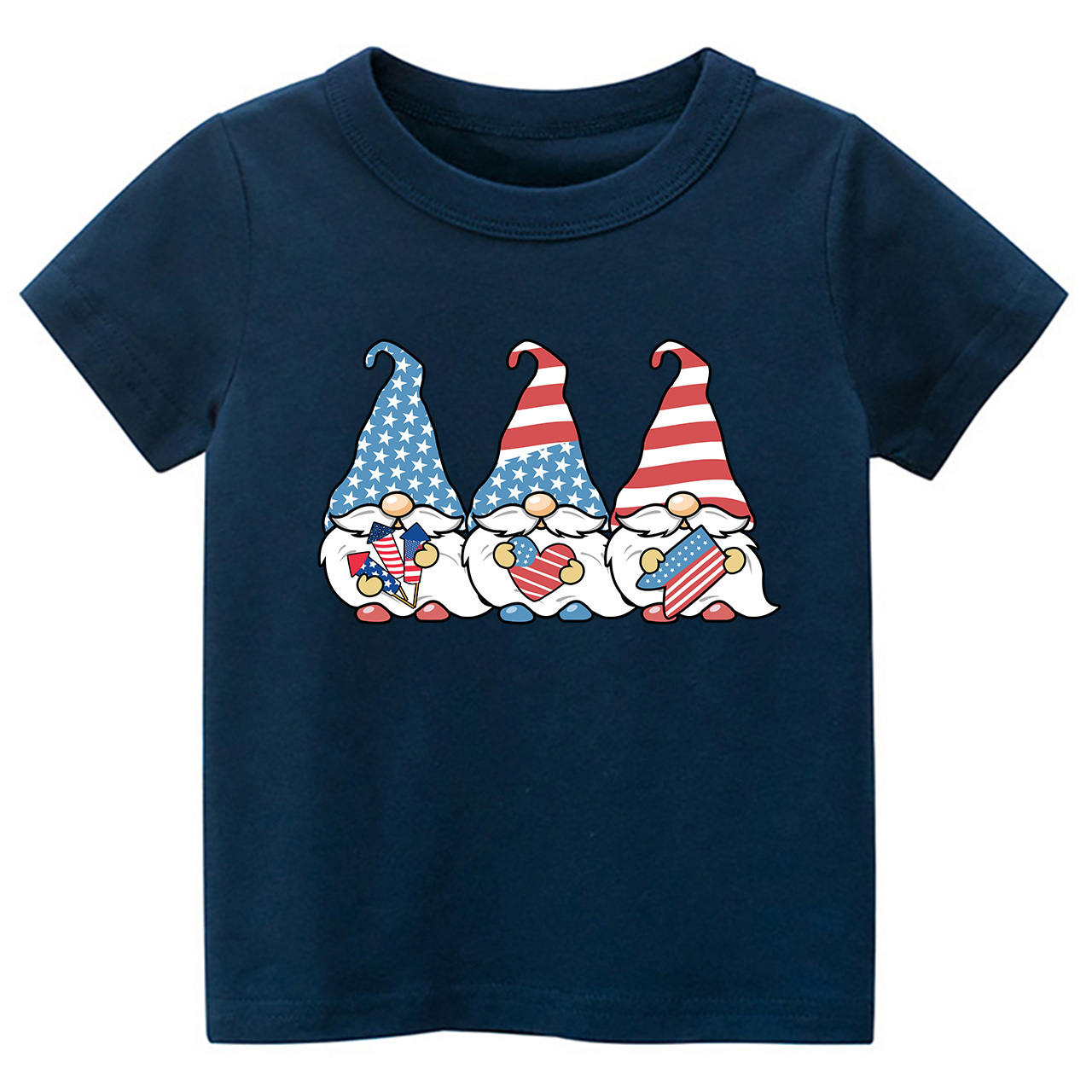 4th Of July Gnome Toddler Tees