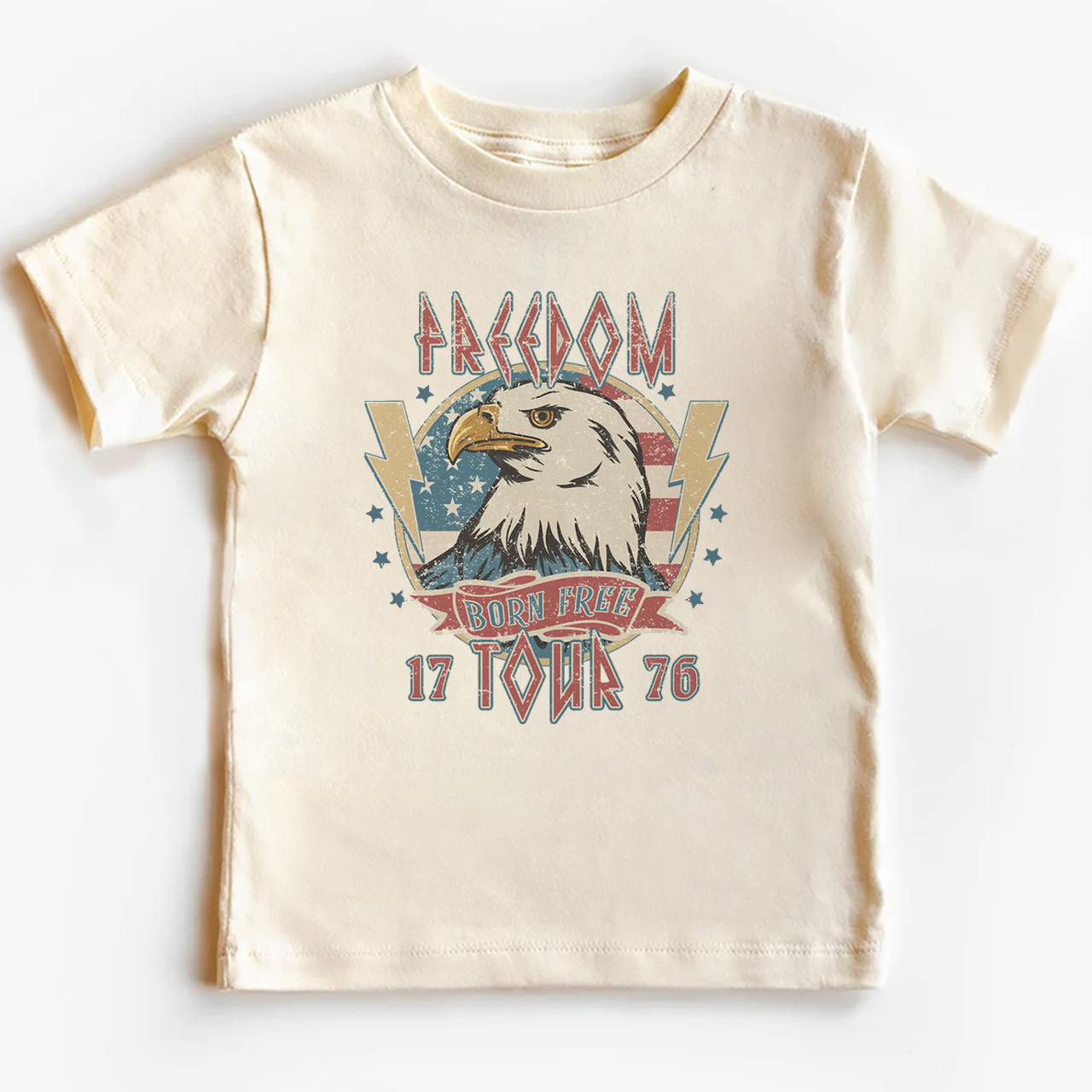 Freedom Born Free 1776 Tour Toddler Tees