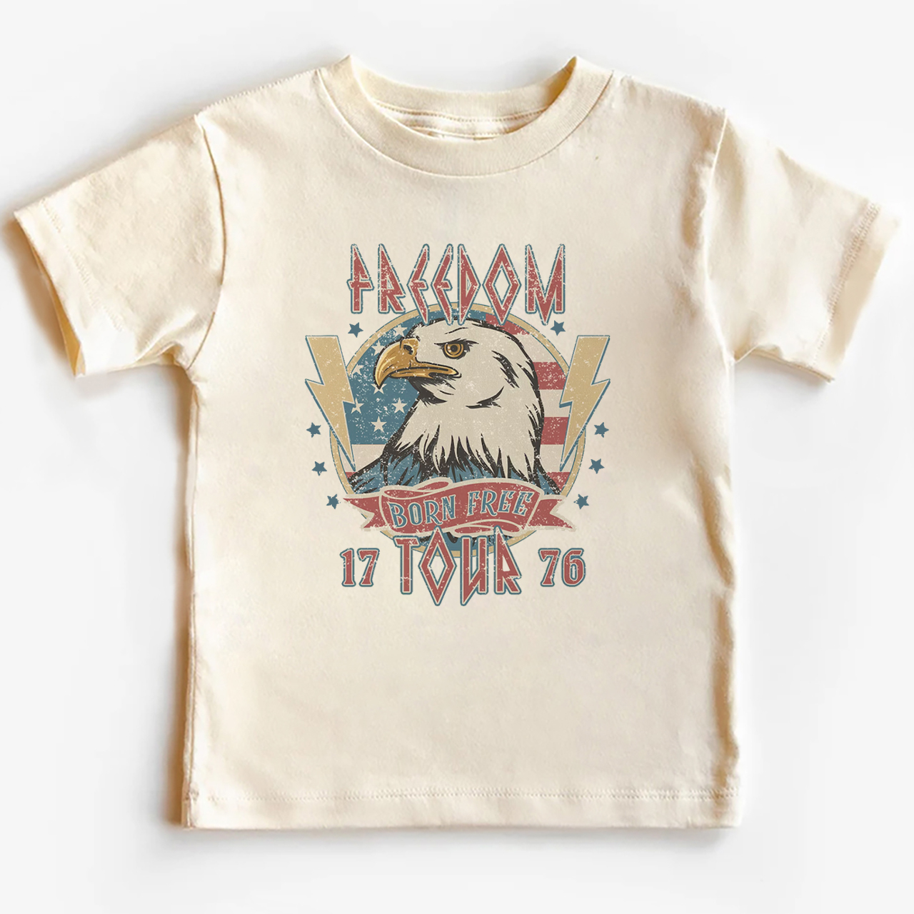 Freedom Born Free 1776 Tour Toddler Tees