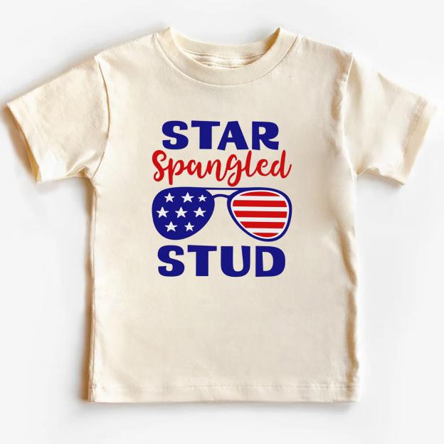 Star Spangled Stud Toddler Tees