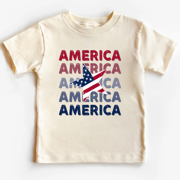 Retro 4th Of July America Shirts For Kids