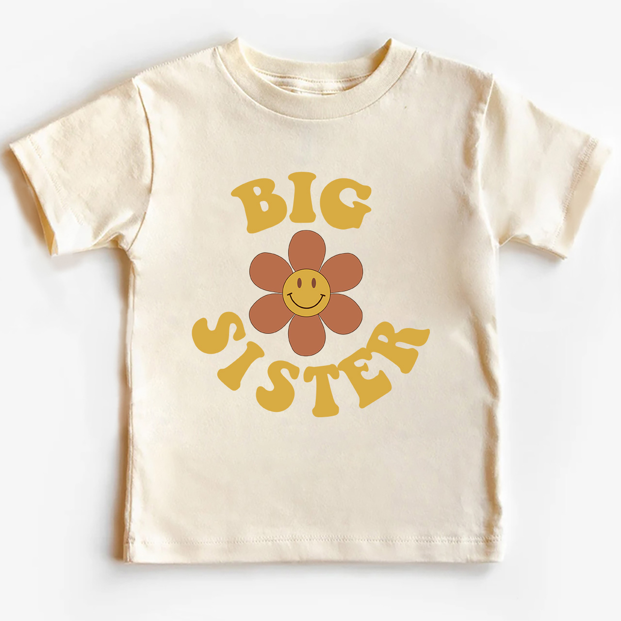 Big Sister Cute Vintage Toddler Shirt