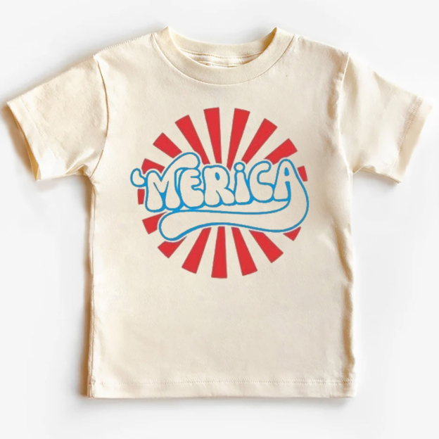 Merica Spherical Radiation Youth T-Shirt