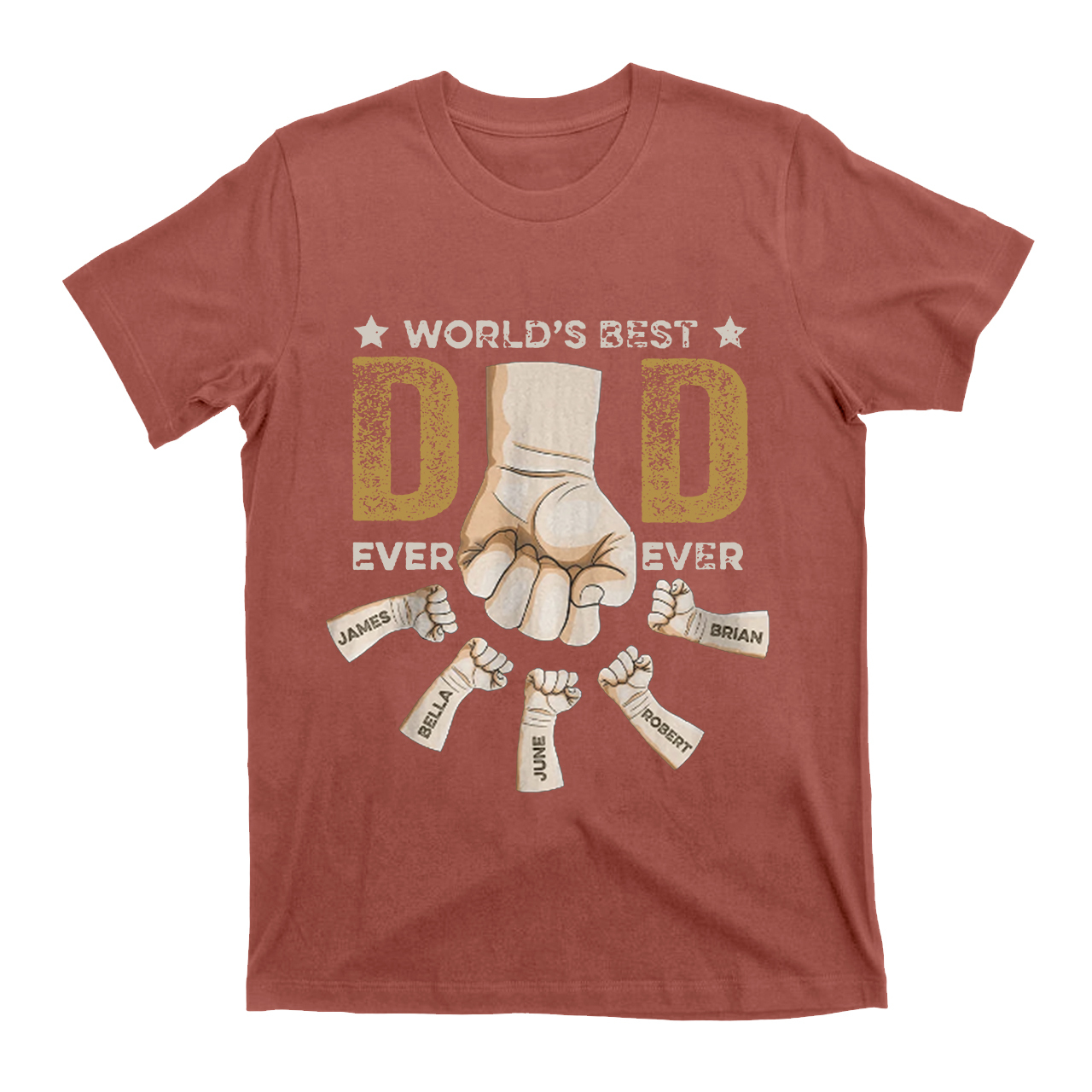 Best Dad Ever Ever PersonzalFather Funny Shirt