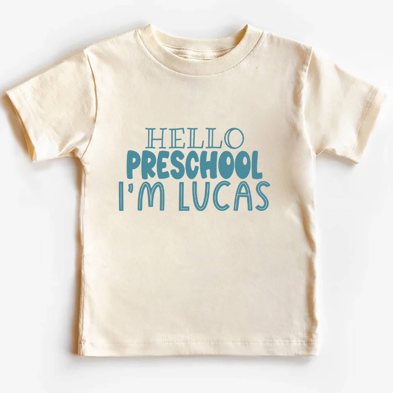 Personalized Hello Preschool Back To School Toddler Shirts